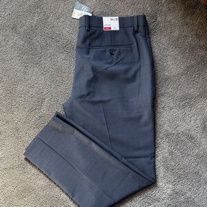 Express Extra Slim Fit Blue Dress Pants